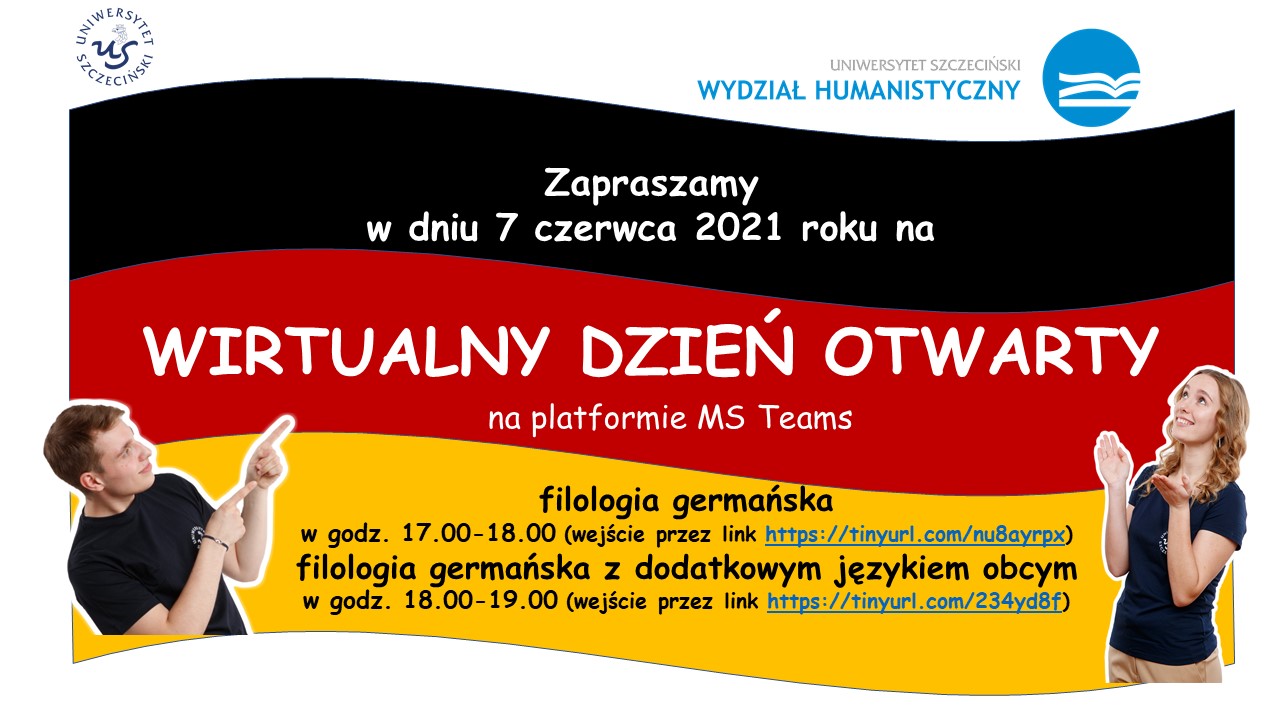 Dzień Otwarty dla kandydatów na kierunki filologia germańska oraz filologia germańska z dodatkowym językiem obcym